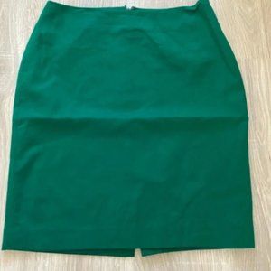 Talbots Emerald Green Wool Pencil Skirt Sz 8